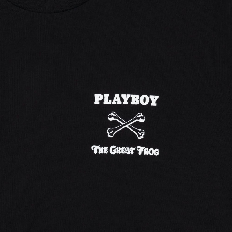 Playboy x The Great Frog T-shirt Heren Wit | PLBY-593233