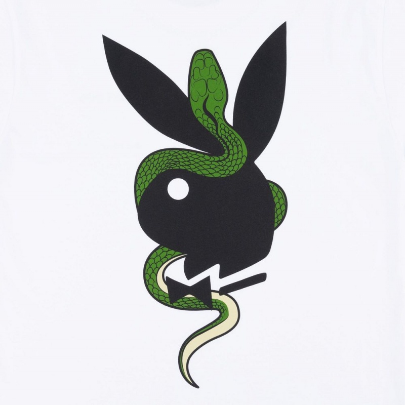 Playboy x The Great Frog T-shirt Heren Wit | PLBY-593233